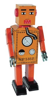 LILLIPUT ROBOT LARGE 8IN TIN WIND UP TOY