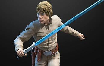 hasbro star wars the black series hyperreal luke skywalker 8 inch action figure