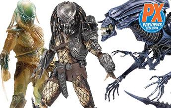 New Aliens and Alien vs Predator Figures Revealed by Hiya Toys - The Toyark  - News