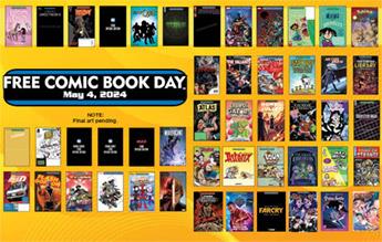 Full Line Up Of Free Comic Book Day 2024 Comic Books Announced