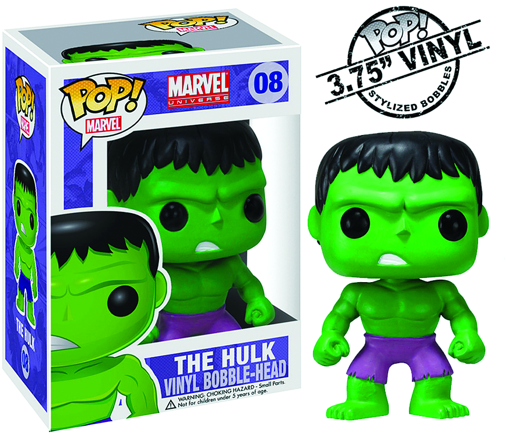 hulk funko pop is bigger than the rest