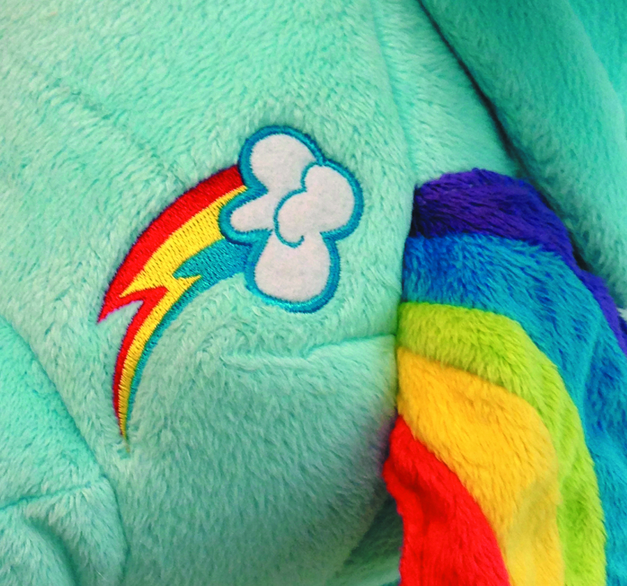 rainbow dash plush backpack