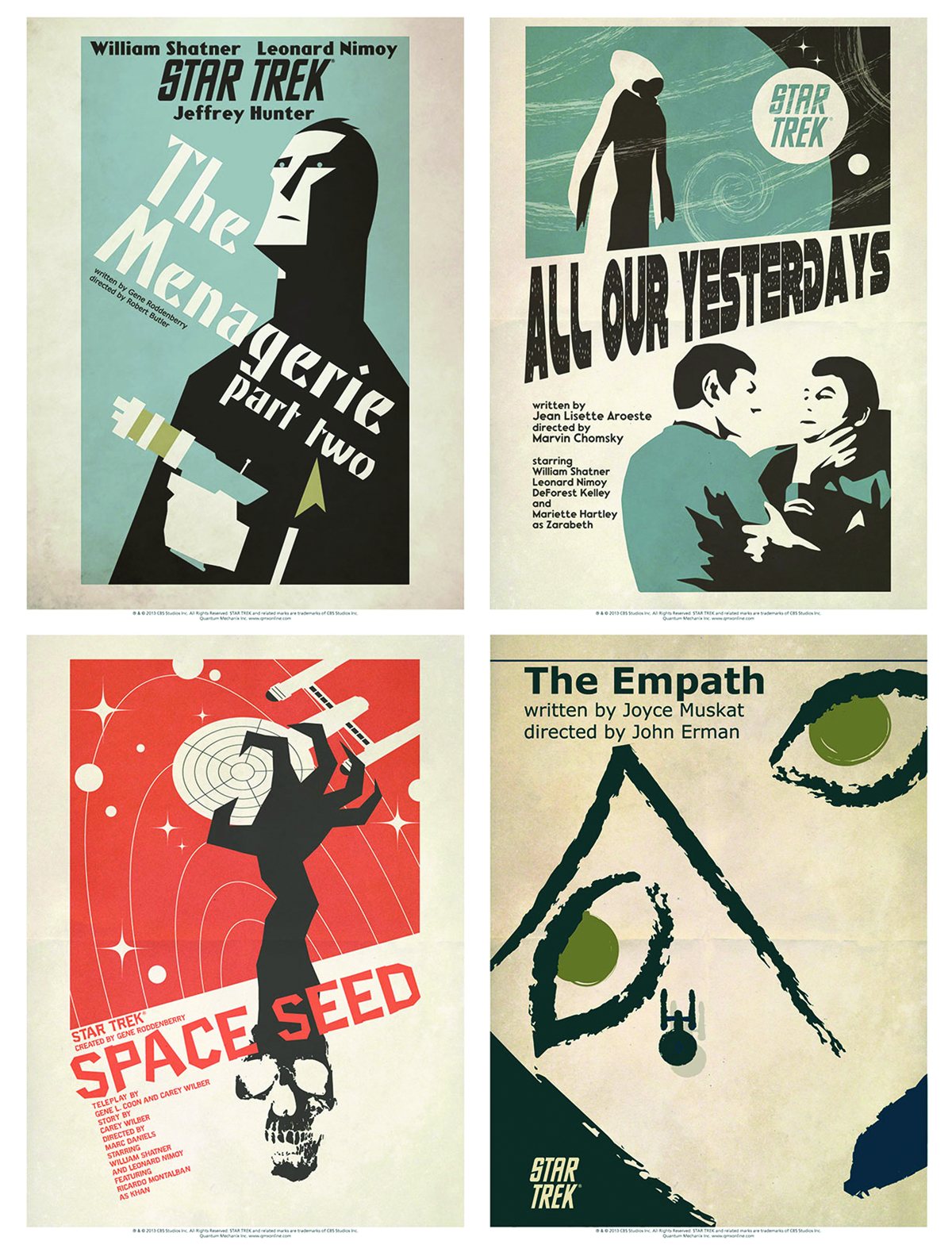 OCT132326 - STAR TREK TOS ART PRINTS SET 11 - Previews World