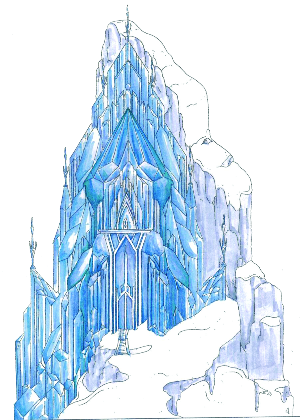 the frozen castle