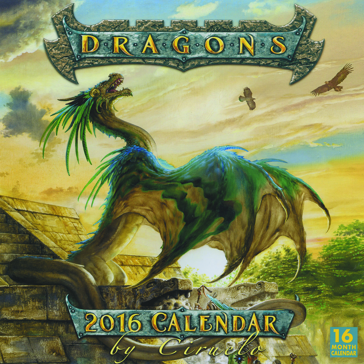 APR151978 - DRAGONS BY CIRUELO 2016 16 MONTH WALL CALENDAR - Previews World