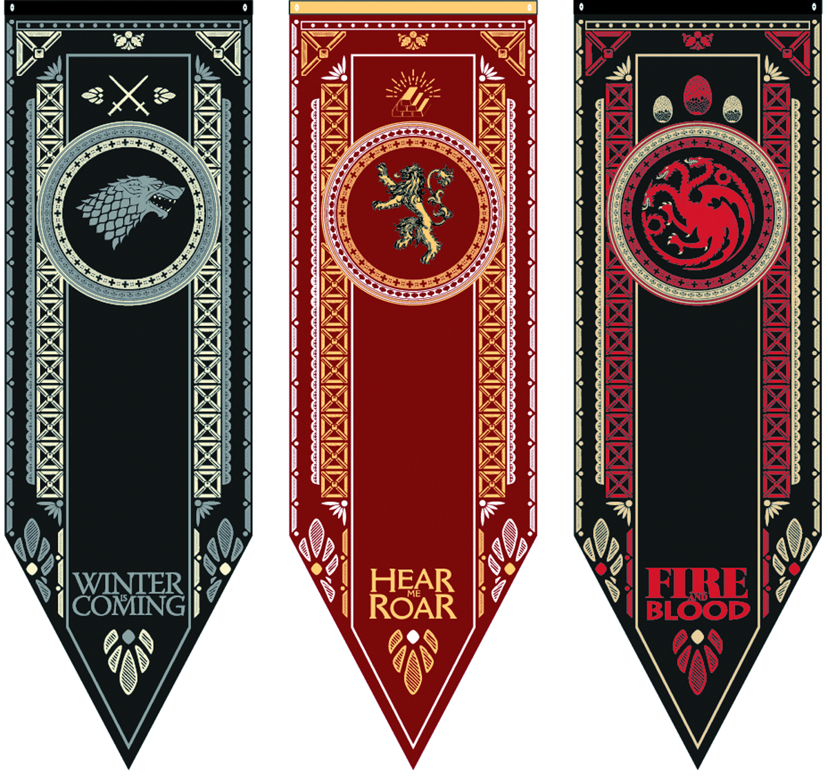 Game of thrones banners