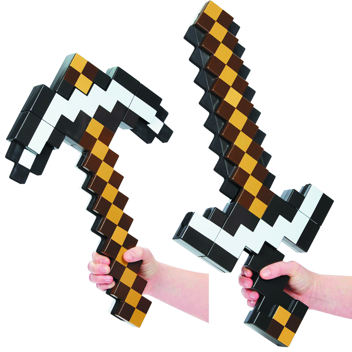 minecraft transforming diamond sword and pickaxe