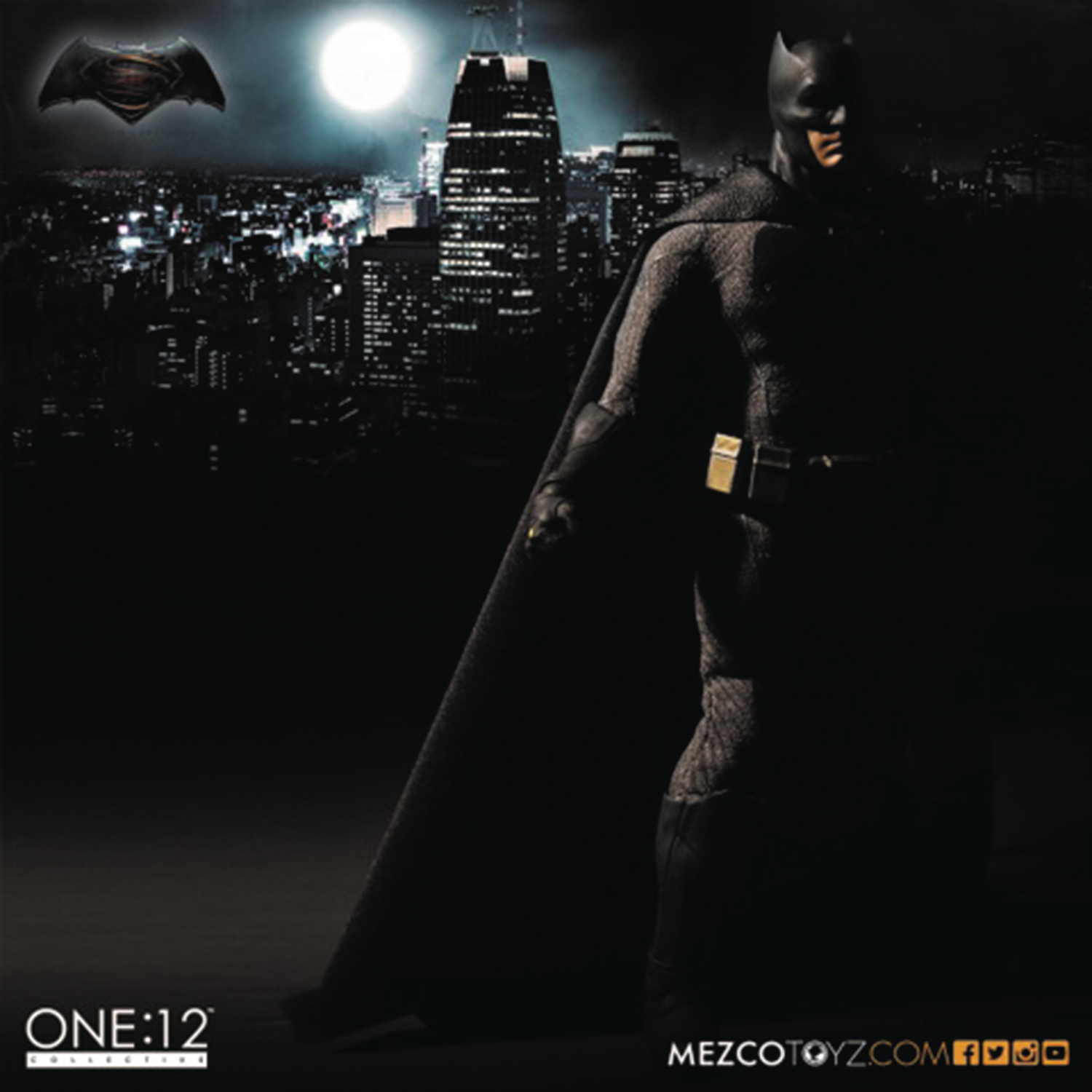 mezco one 12 bvs batman