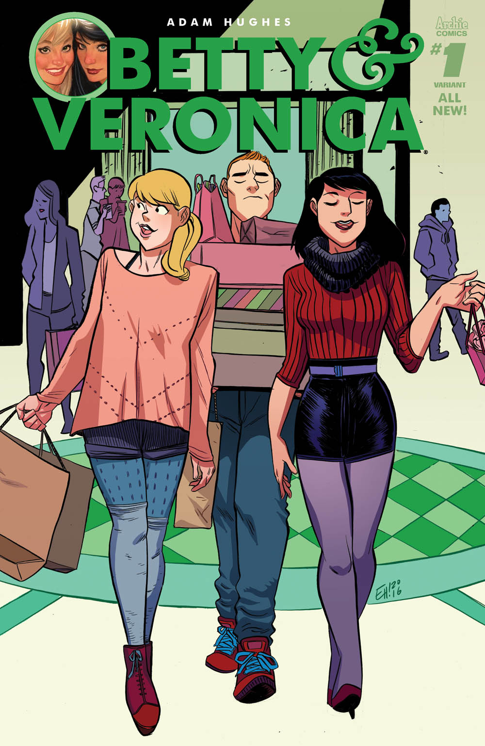 May161116 Betty And Veronica By Adam Hughes 1 Cvr M Var Erica