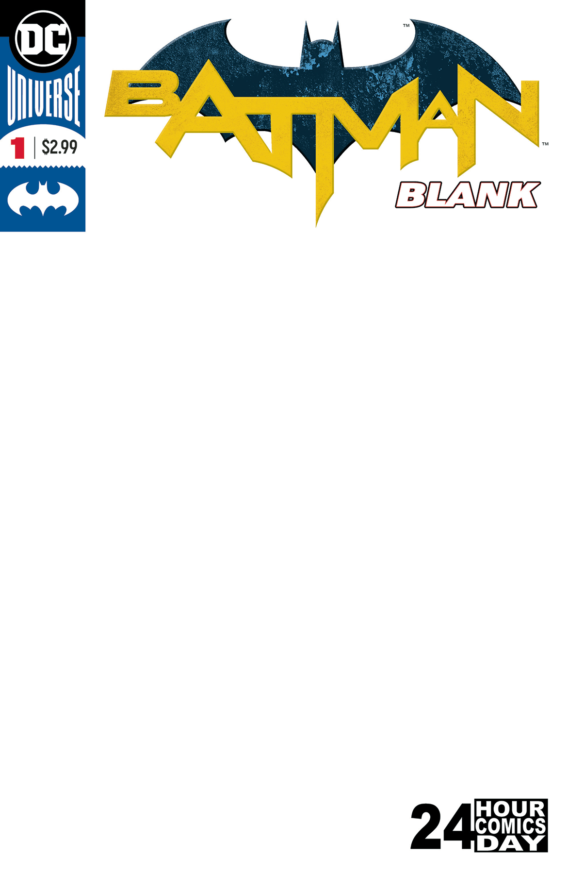 AUG180453 BATMAN BLANK COMIC 1 Previews World