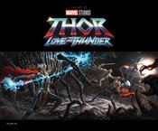 MARVEL STUDIOS THOR LOVE AND THUNDER THE ART OF THE MOVIE
