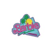 BARBIE 90S LOGO PIN
