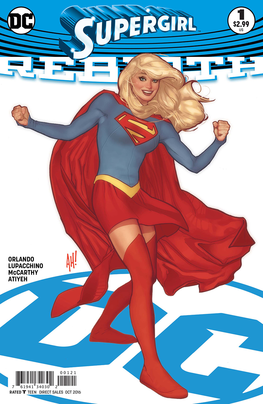 Jun Supergirl Rebirth Var Ed Previews World