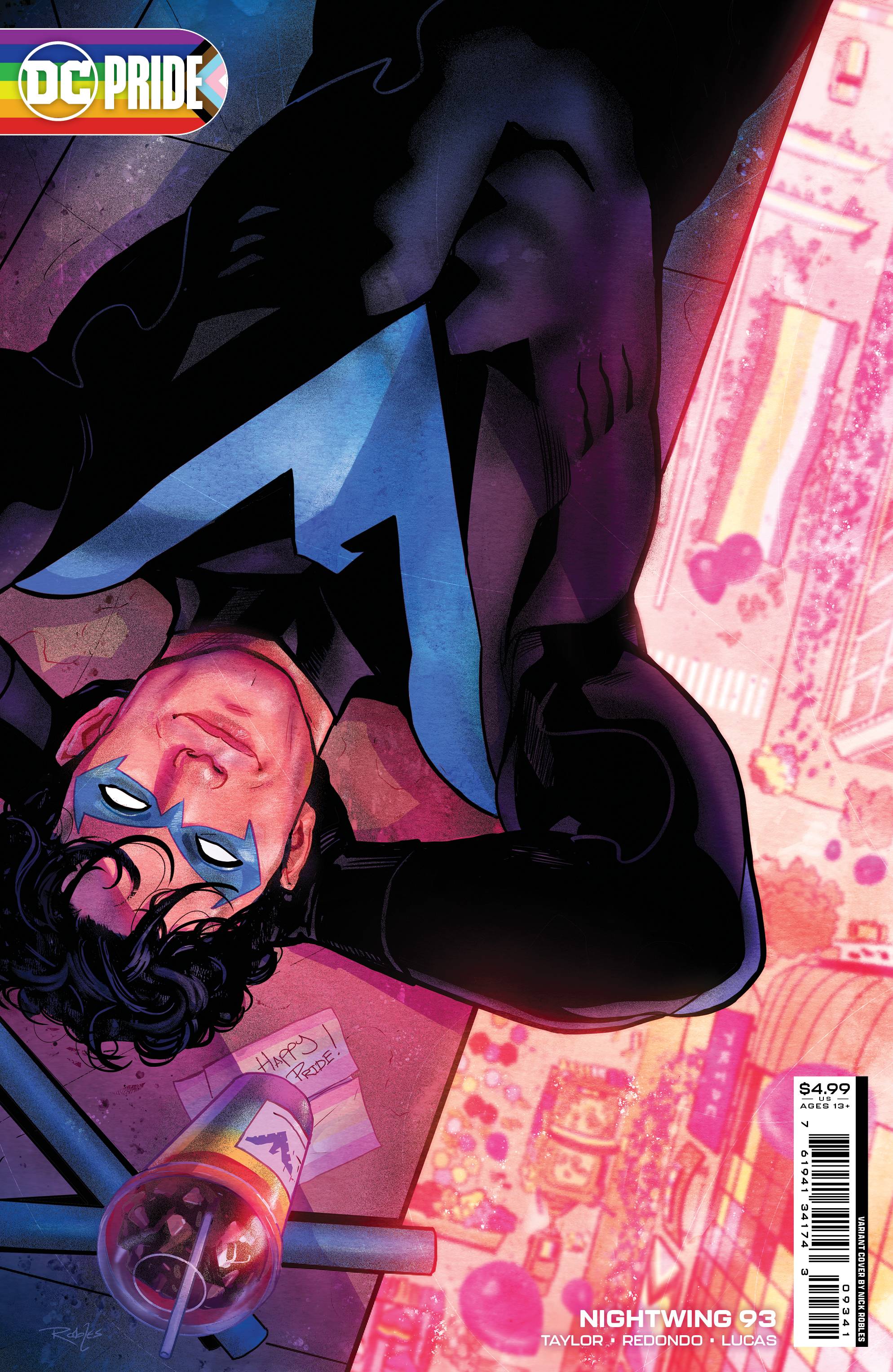 Apr Nightwing Cvr C Robles Pride Card Stock Var Previews World