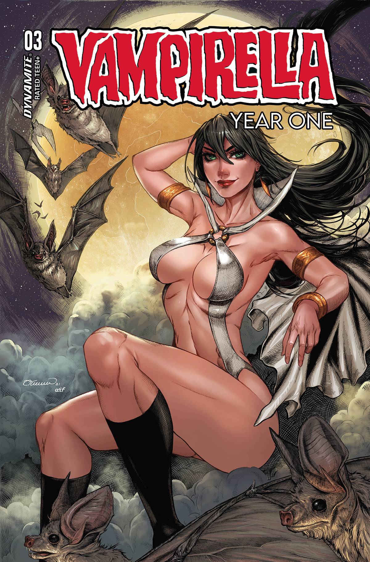 JUL220630 VAMPIRELLA YEAR ONE 3 CVR A TURNER Previews World