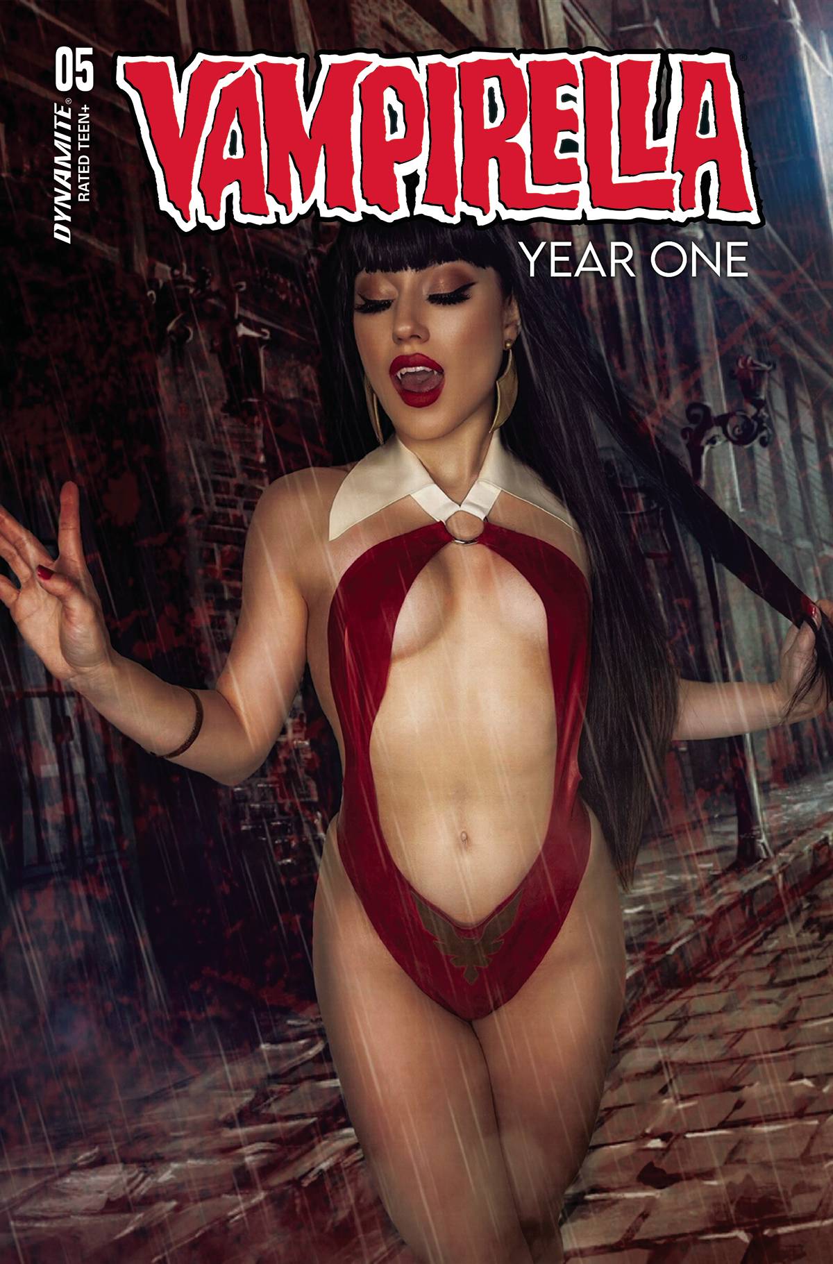 SEP220735 VAMPIRELLA YEAR ONE 5 CVR E COSPLAY Previews World