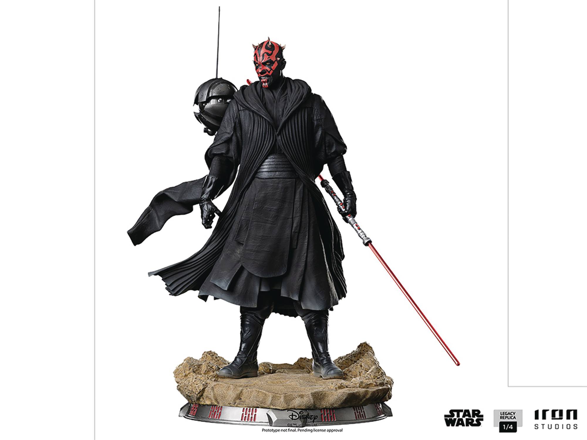 JUL229037 STAR WARS DARTH MAUL 1 4 SCALE LEGACY REPLICA Previews World