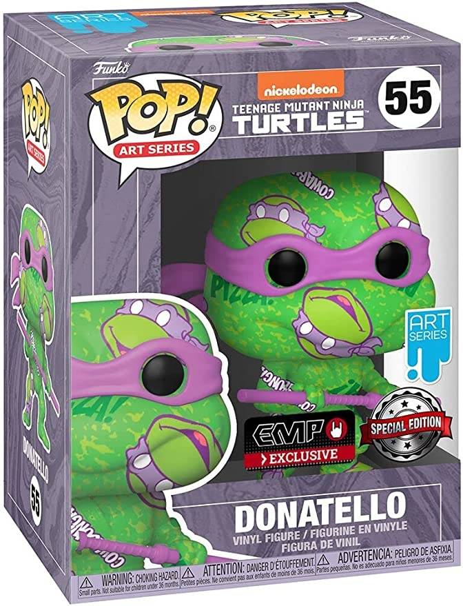 AUG229185 POP ARTIST SERIES TMNT 2 DONATELLO VIN FIG Previews World