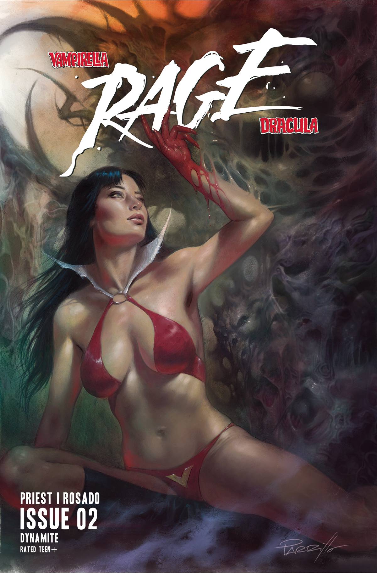 Jul Vampirella Dracula Rage Cvr A Parrillo Previews World