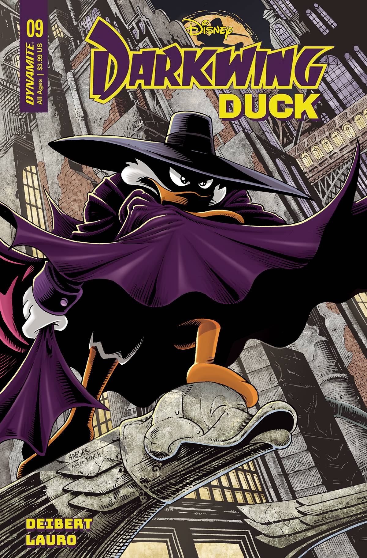 JUL238834 DARKWING DUCK 9 CVR R FOC HAESER ORIGINAL Previews World