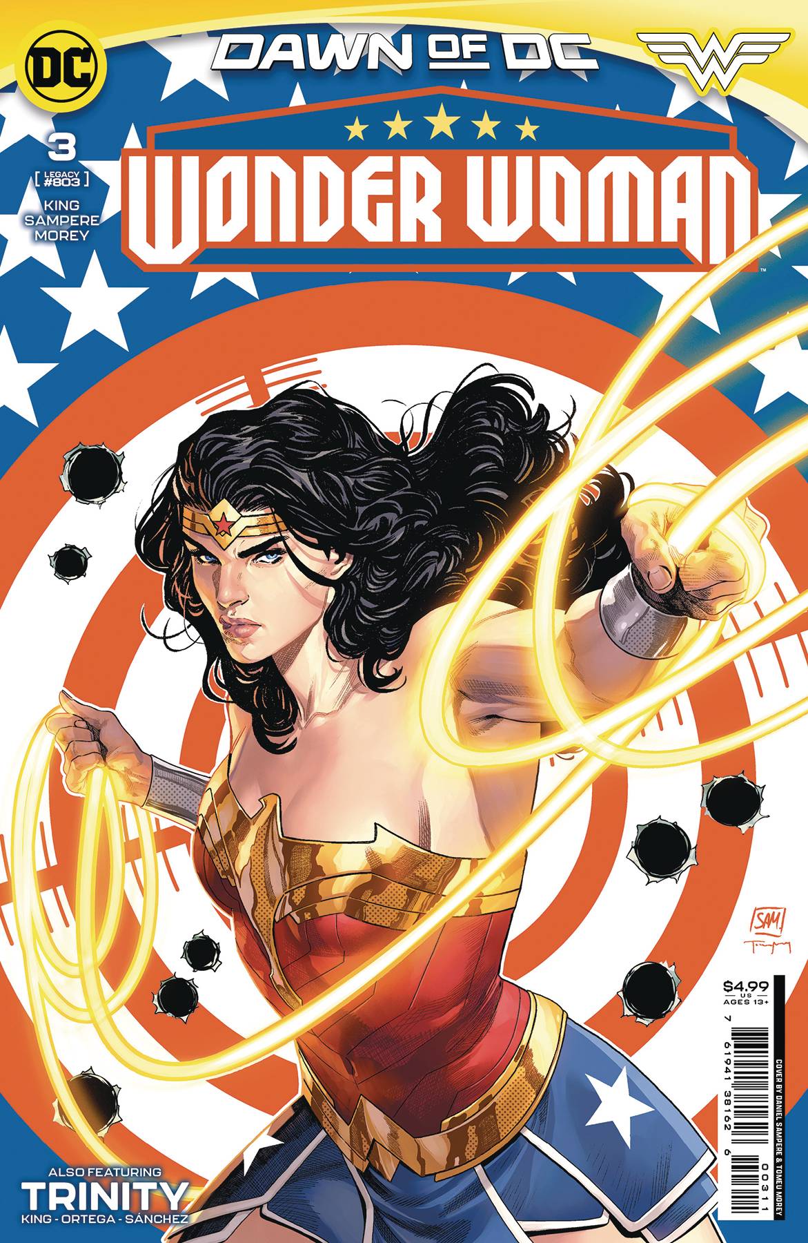 SEP232830 WONDER WOMAN 3 CVR A DANIEL SAMPERE Previews World