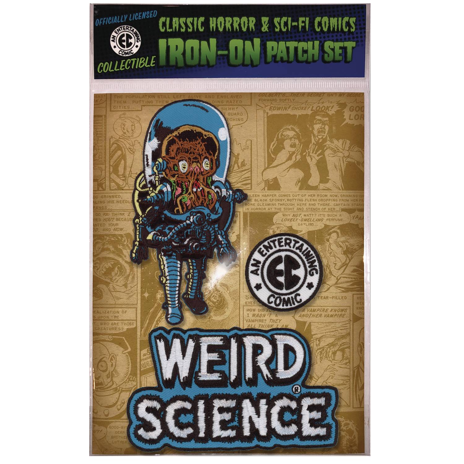 Mar Ec Comics Weird Science Patch Set Previews World