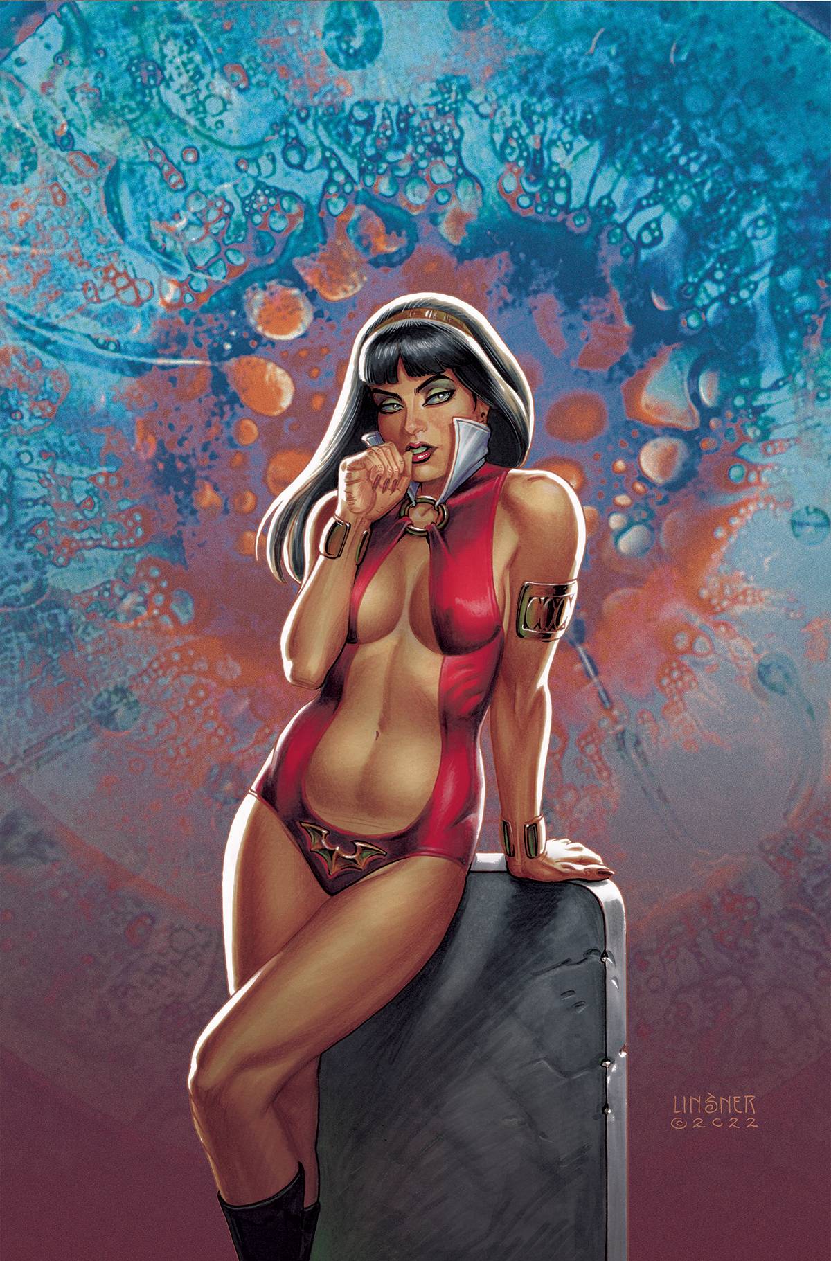 AUG229113 VAMPIRELLA YEAR ONE 4 CVR V 10 COPY FOC INCV LINSNER