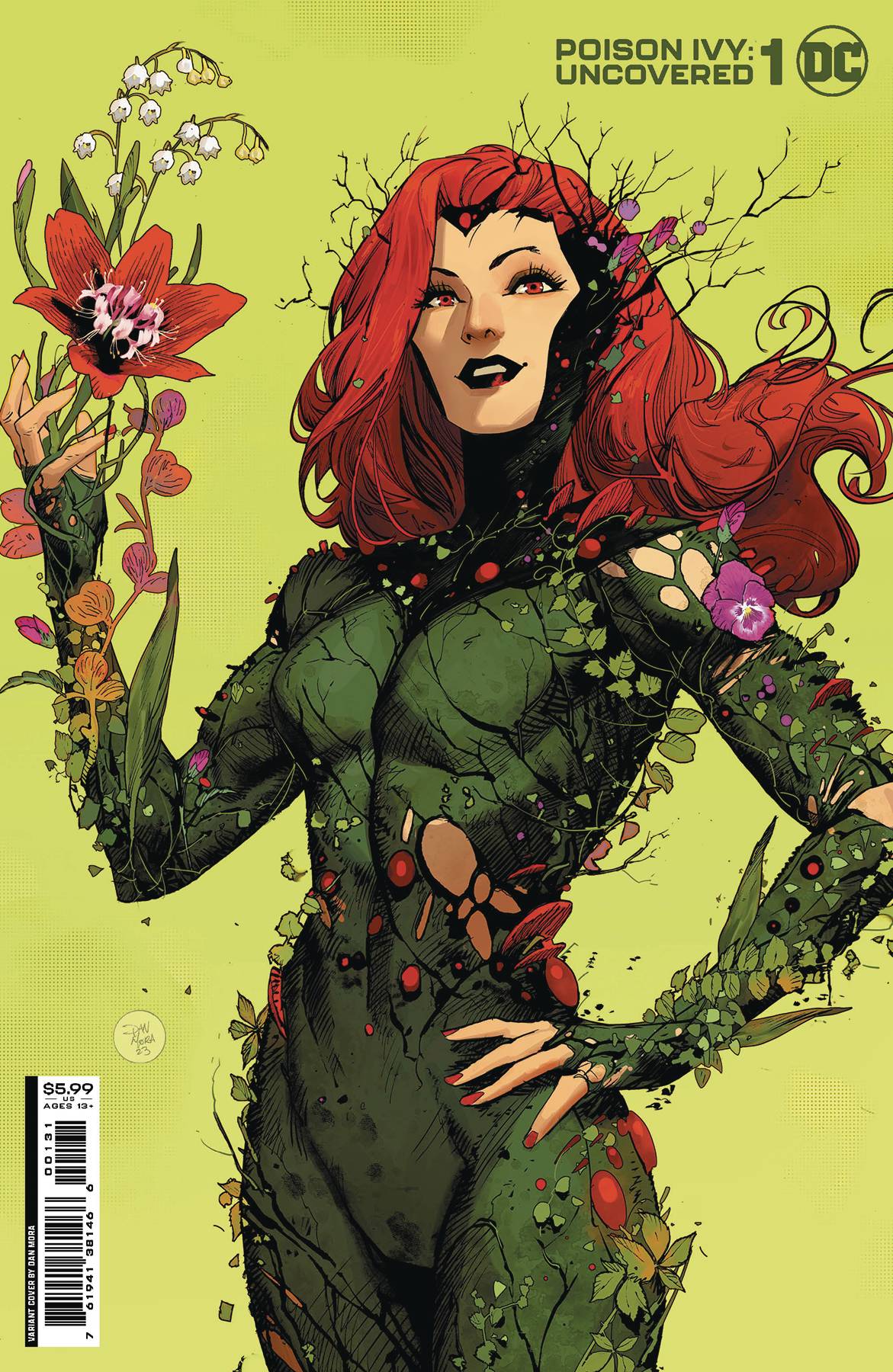 JUN232941 POISON IVY UNCOVERED 1 ONE SHOT CVR C DAN MORA VAR