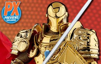 New PX Pre-Order: Marvel Medieval Knight Golden Iron Man DAH-046SP Action Figure