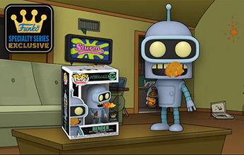 New Exclusive Pre-Order: POP! TV Specialty Series Futurama Bender with GiD Chase