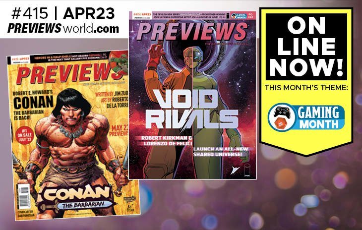 April's Digitial PREVIEWS Catalog Is Now Available!