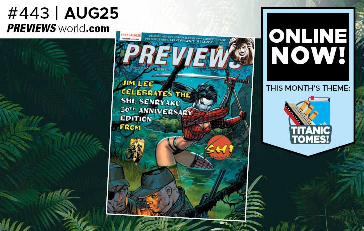 Sneak Previews: Crusade's Shi Omnibus Features Classic Jim Lee Artwork on August's PREVIEWS Cover