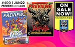 Sneak PREVIEWS: January's PREVIEWS #400 Features Snyder and Capullo's We Have Demons on Its Cover