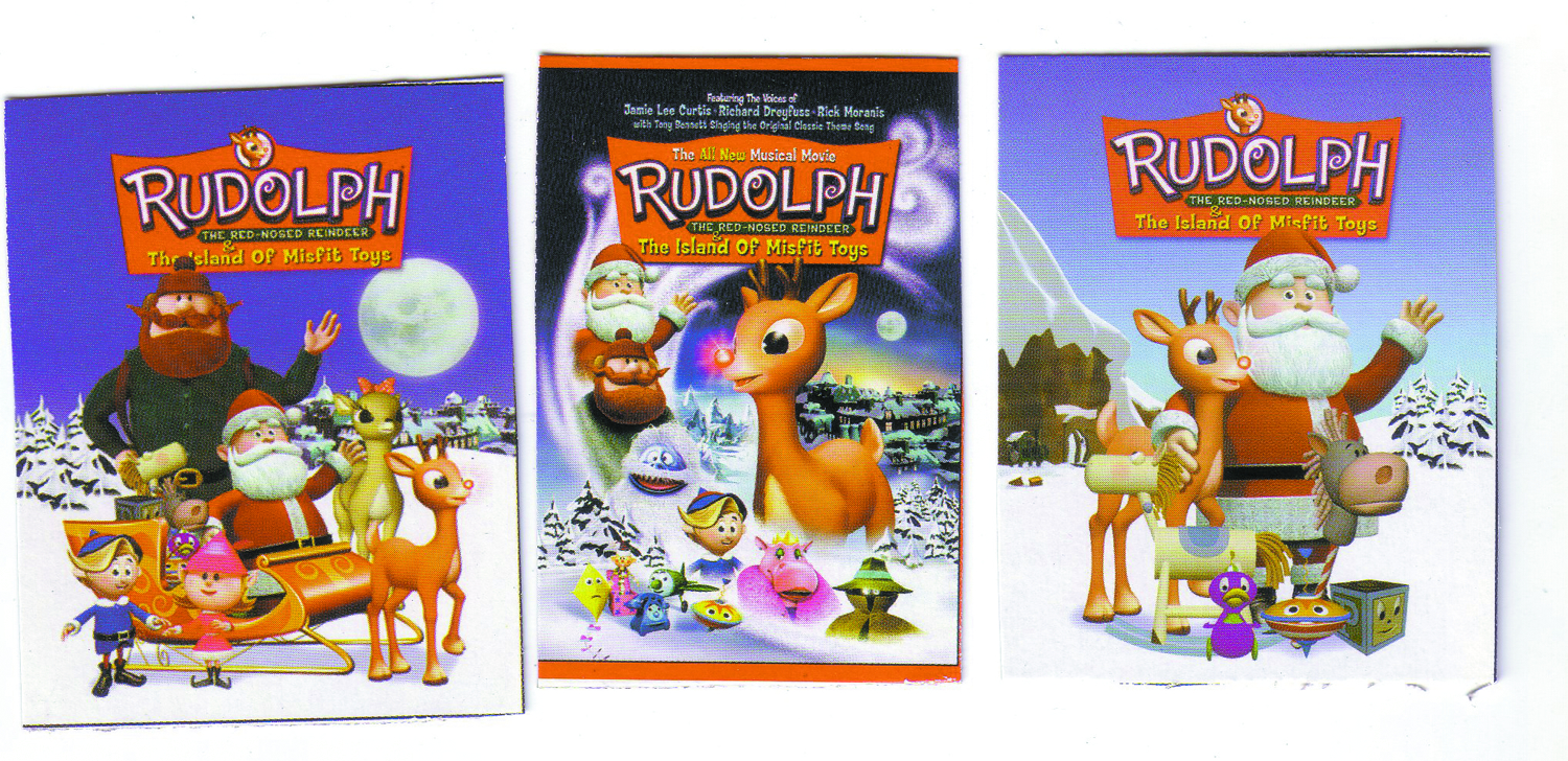 Sep063488 Rudolph The Red Nosed Reindeer Wall Scroll Set