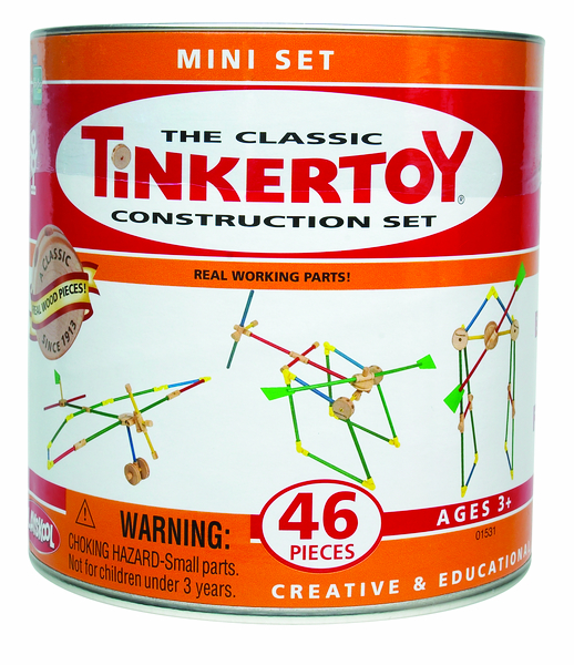the classic tinkertoy construction set