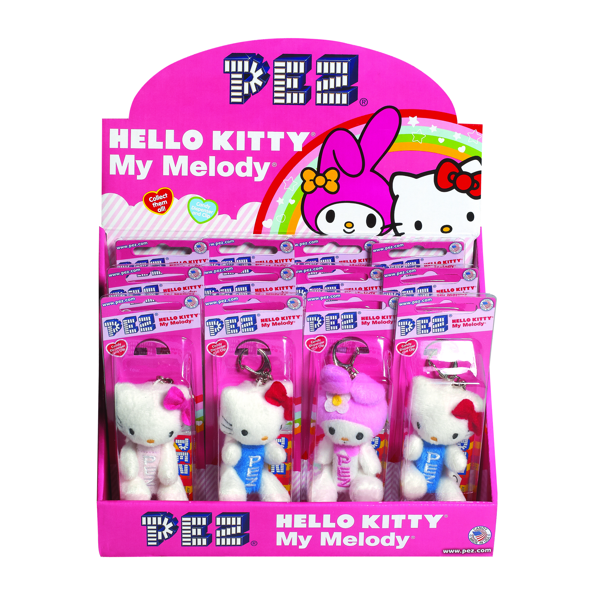 hello kitty plush pez dispenser