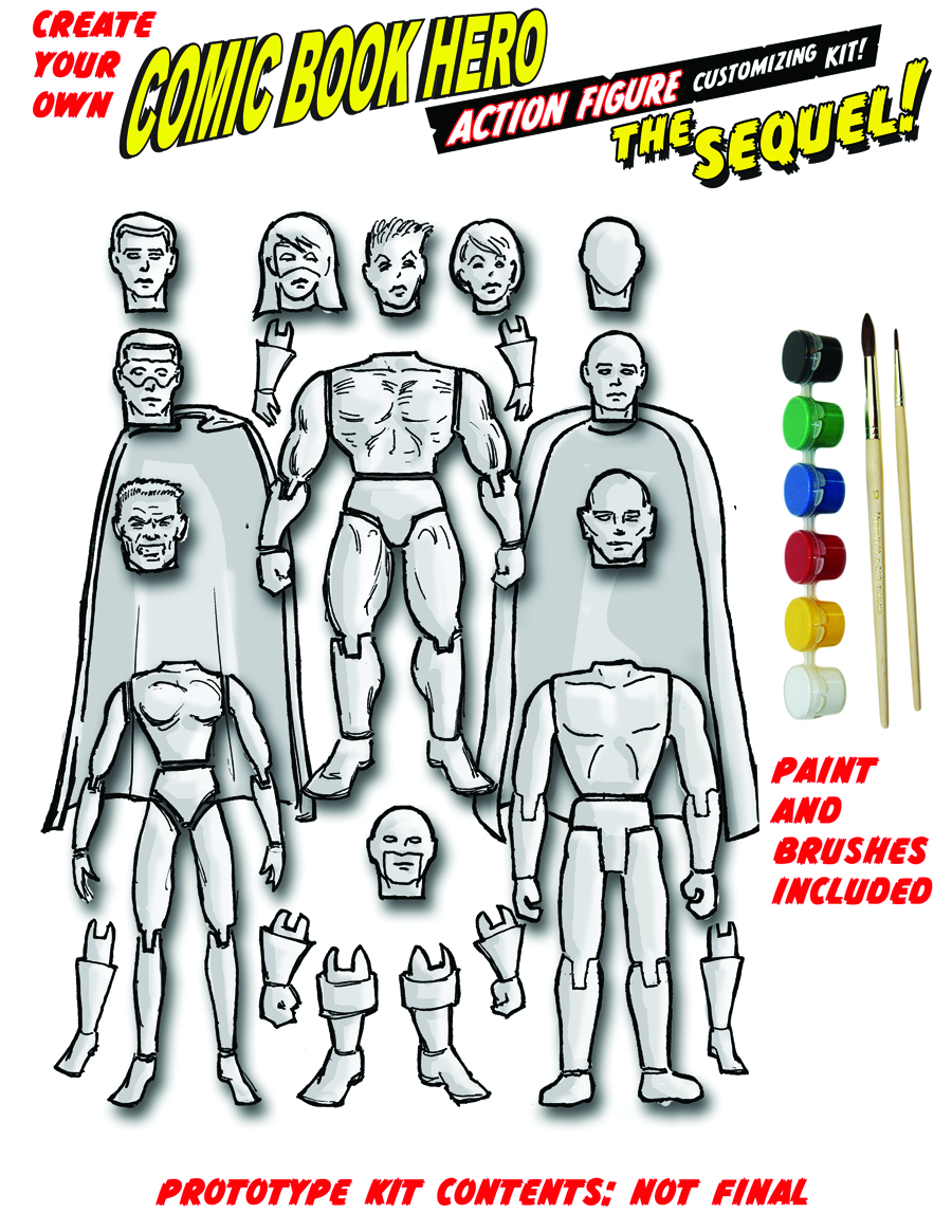 create your own action figure kit