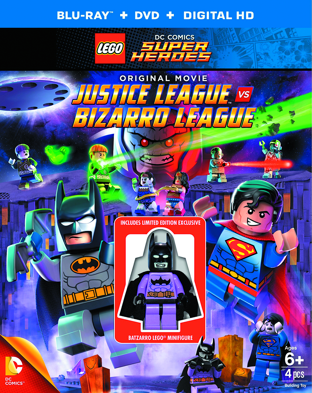 JAN152693 - LEGO DC JUSTICE LEAGUE VS BIZARRO LEAGUE BD + DVD W/ FIG ...