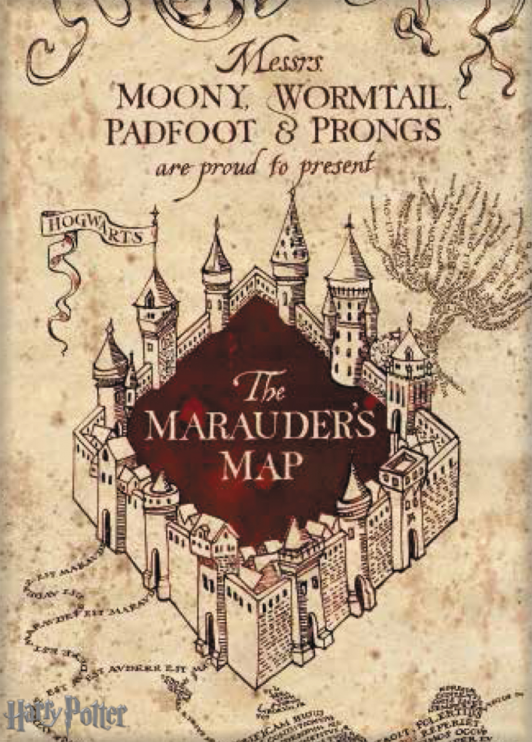 MAR168822 - HARRY POTTER MARAUDERS MAP CANVAS - Previews World