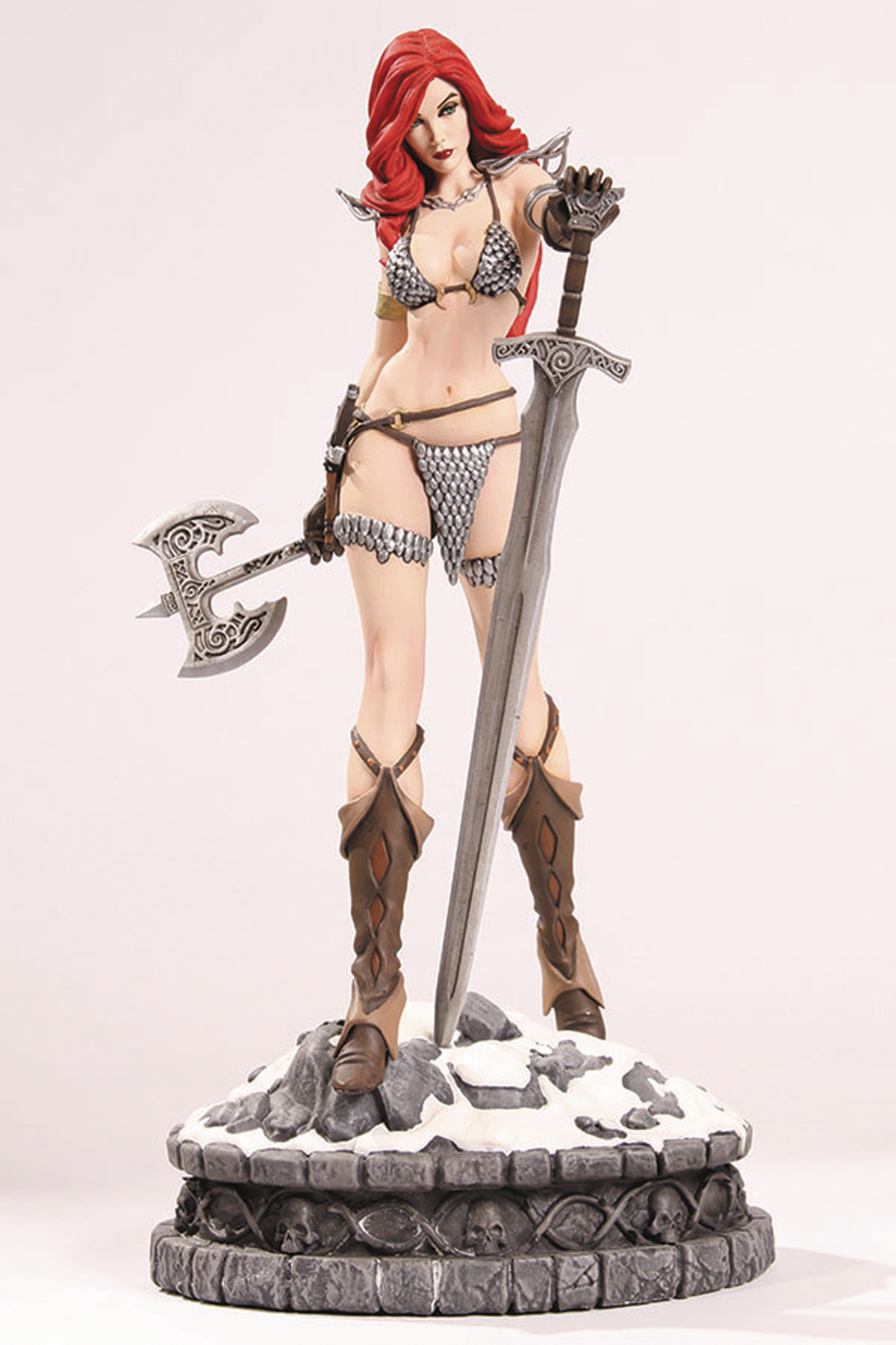 MAR169237 - WOMEN DYNAMITE RED SONJA STATUE ARTIST PROOF 