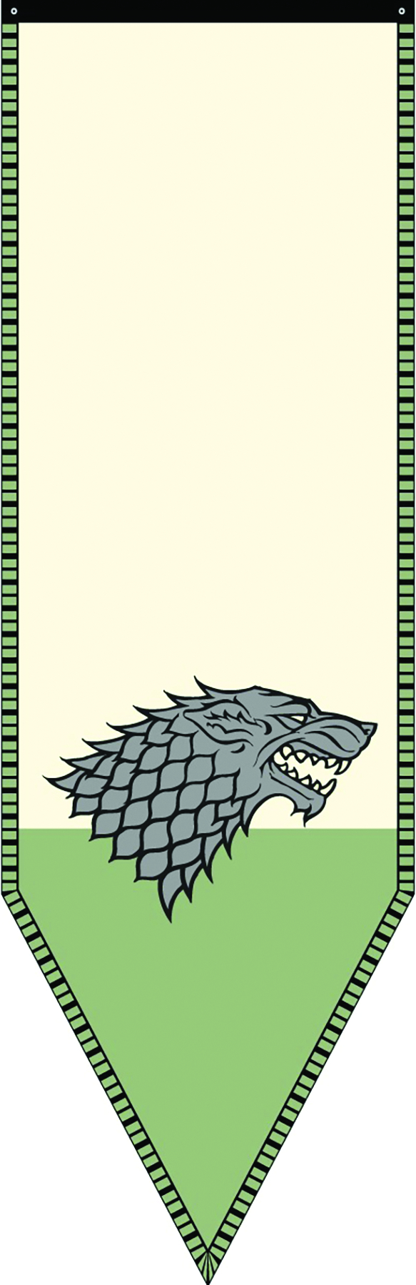 Jun168849 Game Of Thrones House Stark Banner Winterfell