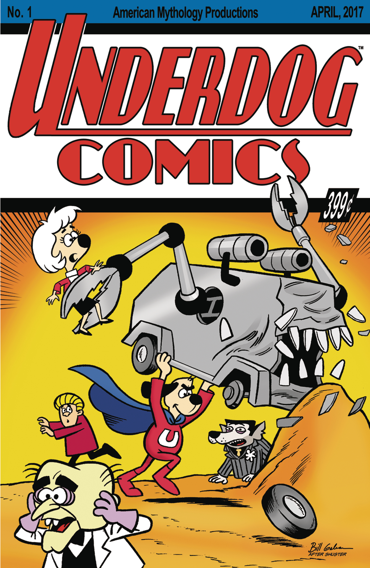 FEB171115 - UNDERDOG #1 CLASSIC HOMAGE GALVAN CVR - Previews World