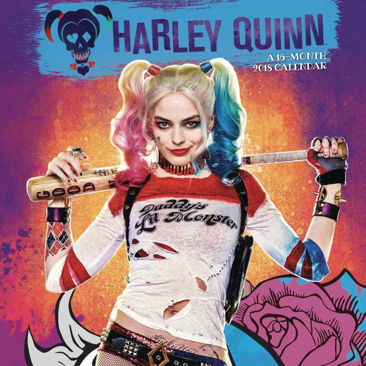 APR172296 HARLEY QUINN 2018 (MOVIE) WALL CALENDAR Previews World