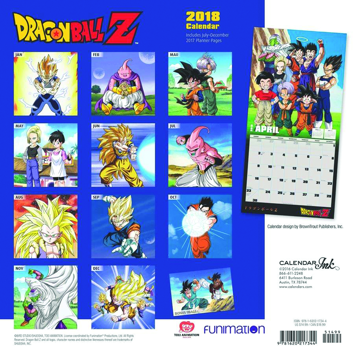 Dragon Ball Super 2025 Calendar Weekend Rois Jordanna