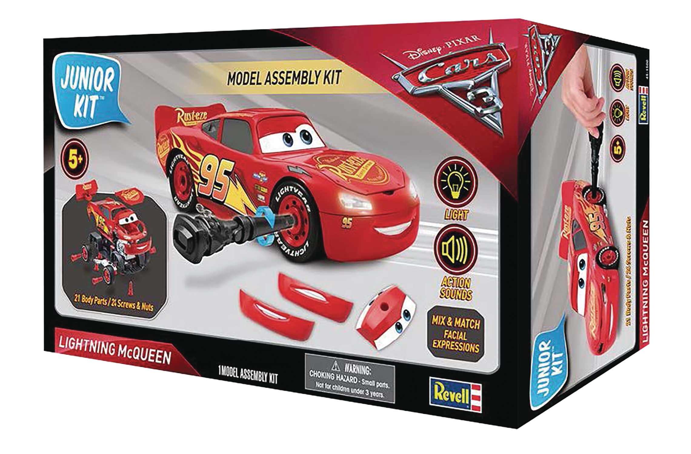 revell junior kit lightning mcqueen