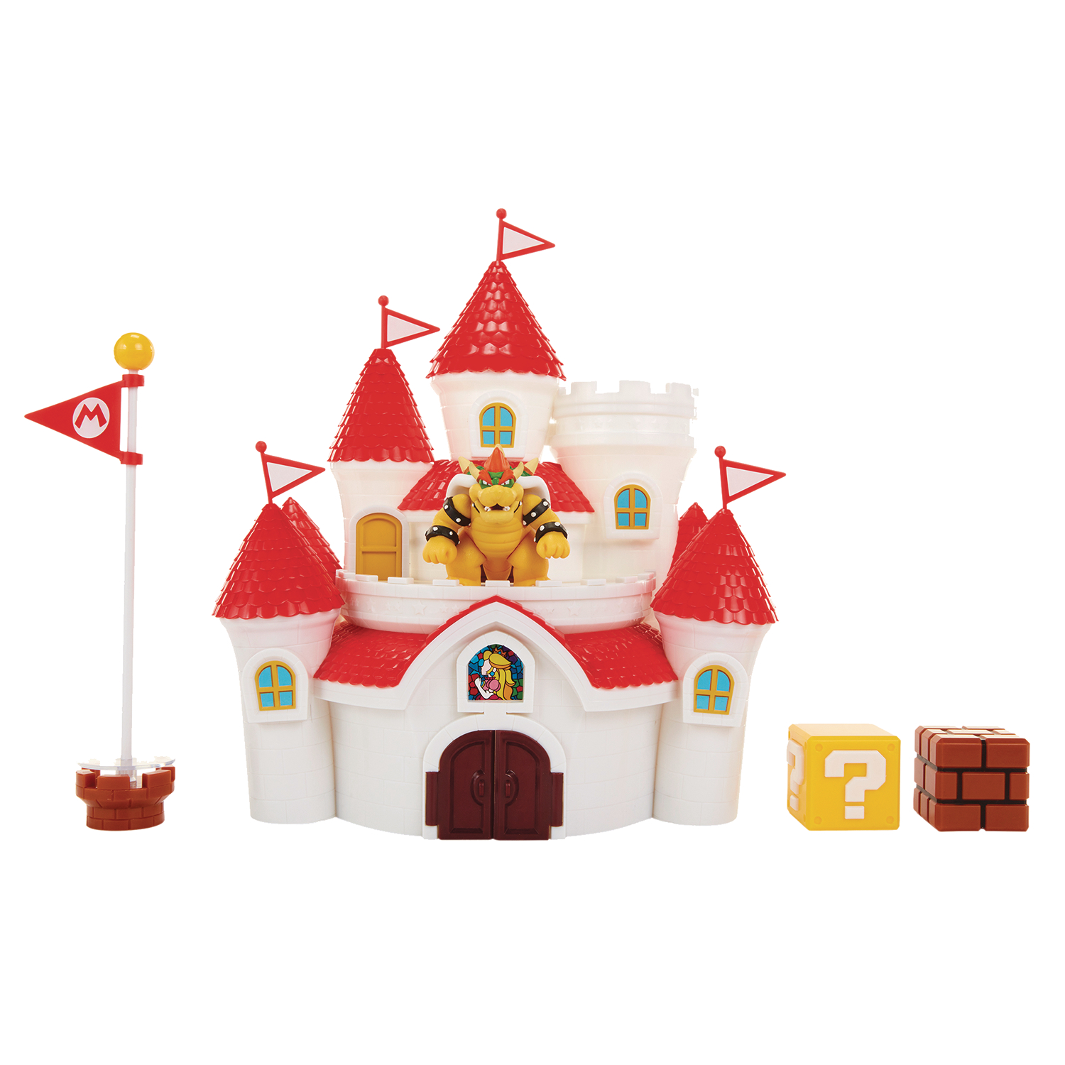 deluxe mushroom kingdom castle playset