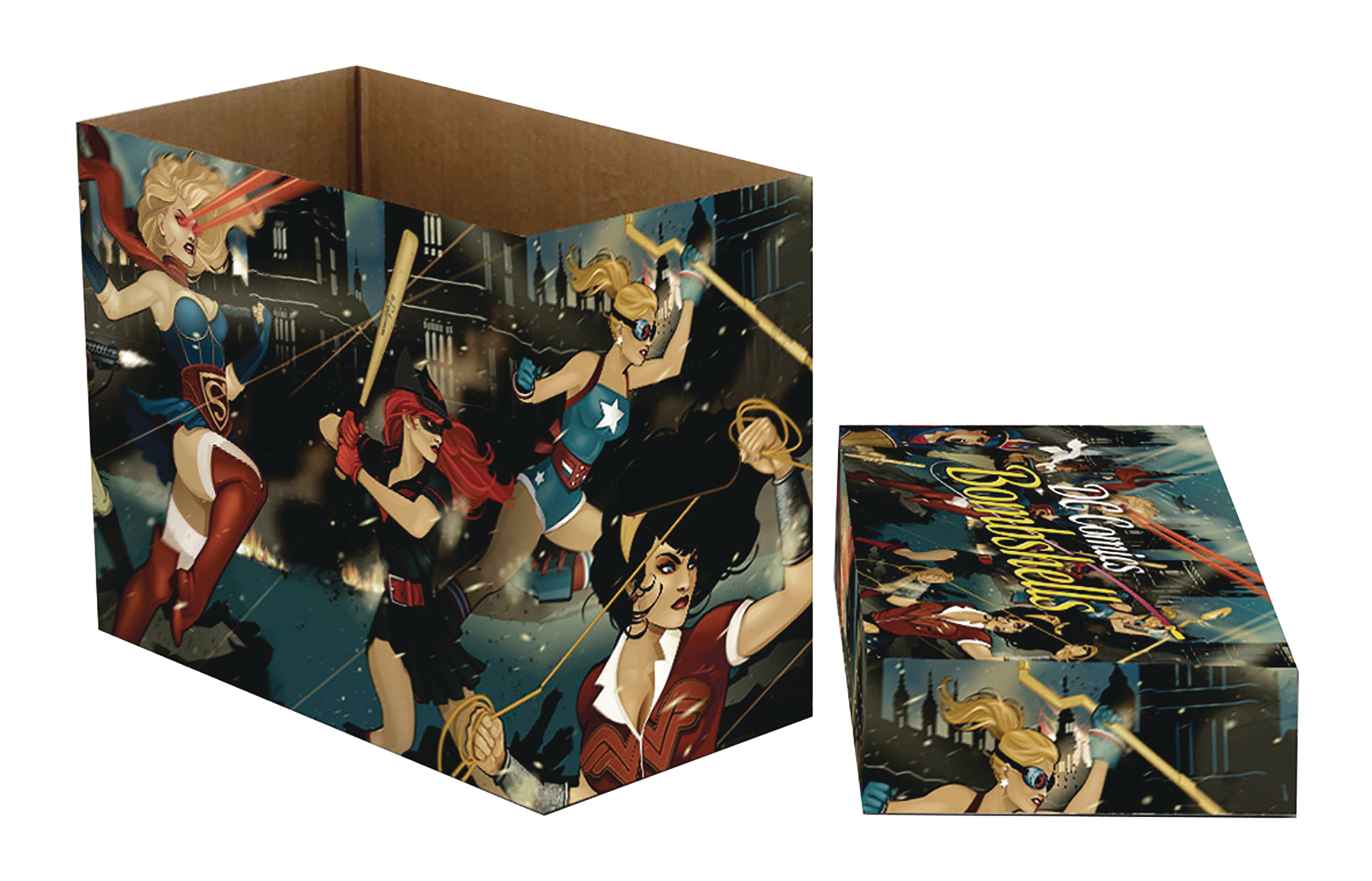 dc bombshells deluxe collector box