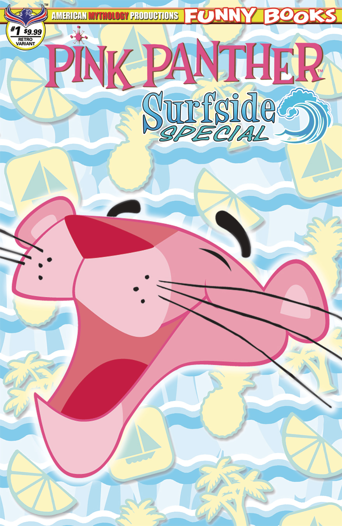 PINK PANTHER SURFSIDE SPECIAL #1 RETRO ANIMATION LTD ED CVR