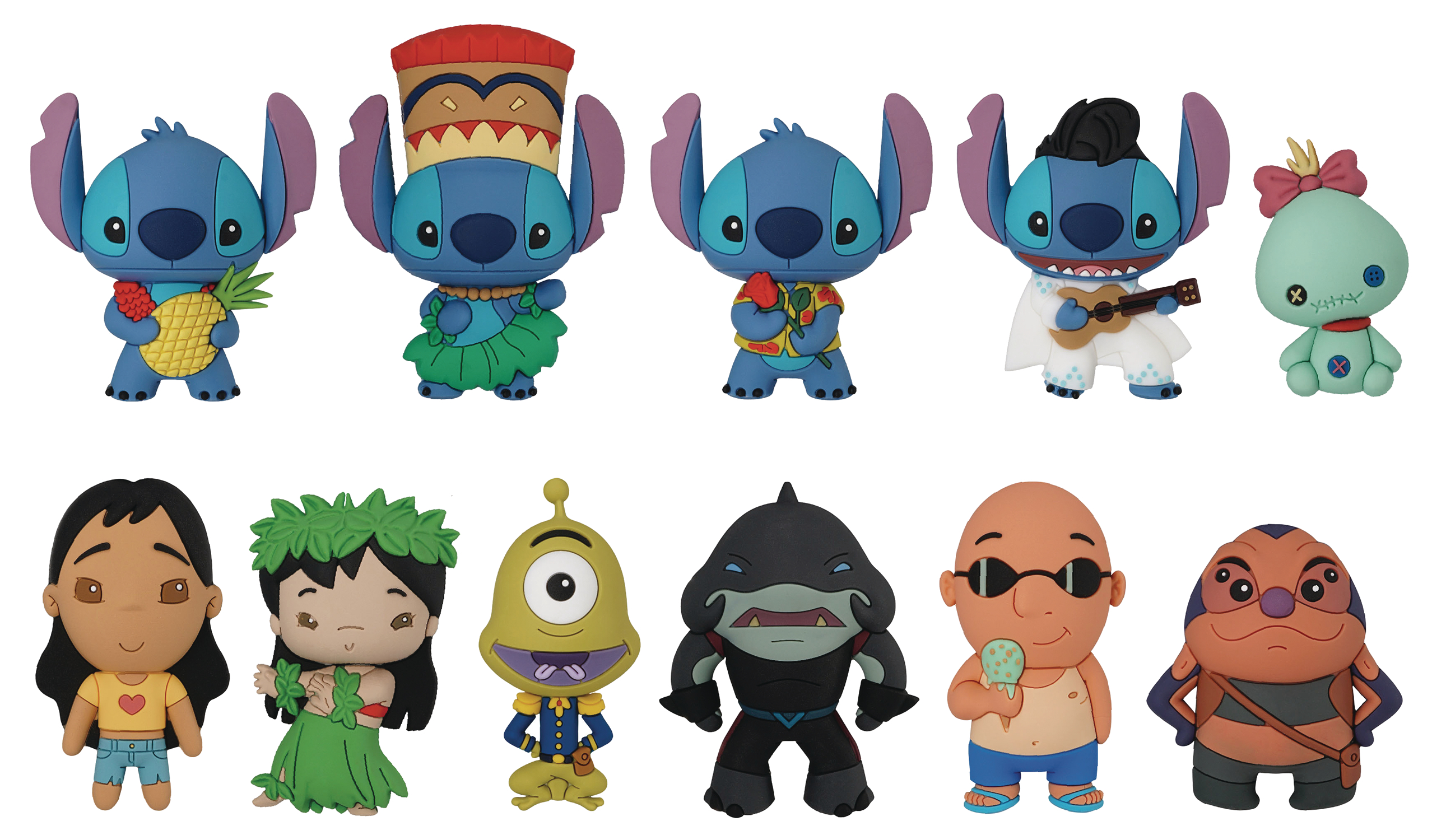 stitch lego keyring