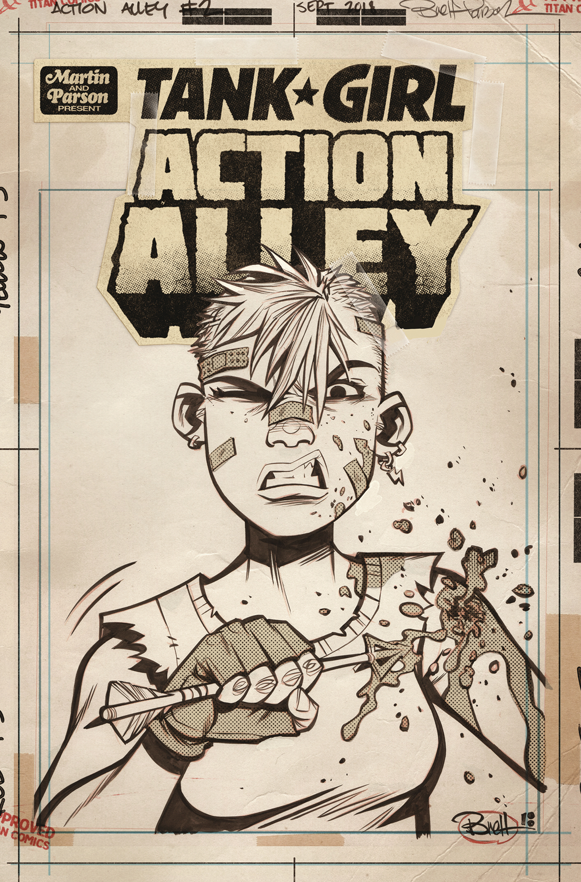 TANK GIRL ACTION ALLEY #2 CVR C ARTIST ED